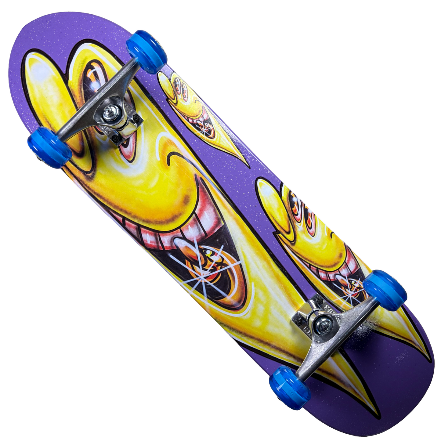 HUF - Kenny Scharf Karbombz Purple Cruiser Complete Skateboard - 8.5"