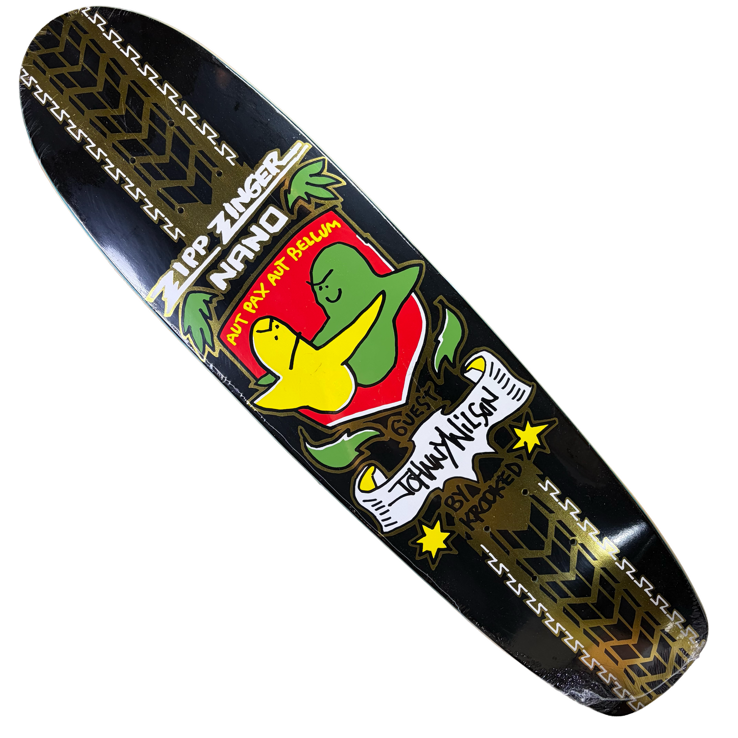 Krooked Skateboards - Johnny Wilson Guest Pro Zipp Zinger Nano Deck - 7.37"