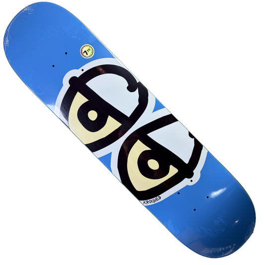 Krooked Skateboards - Team Eyes Deck - Blue 7.75"