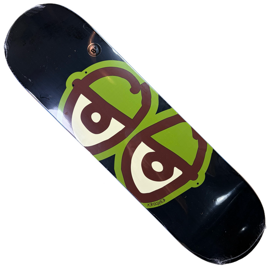 Krooked Skateboards - Team Eyes Deck - Black 8.5"