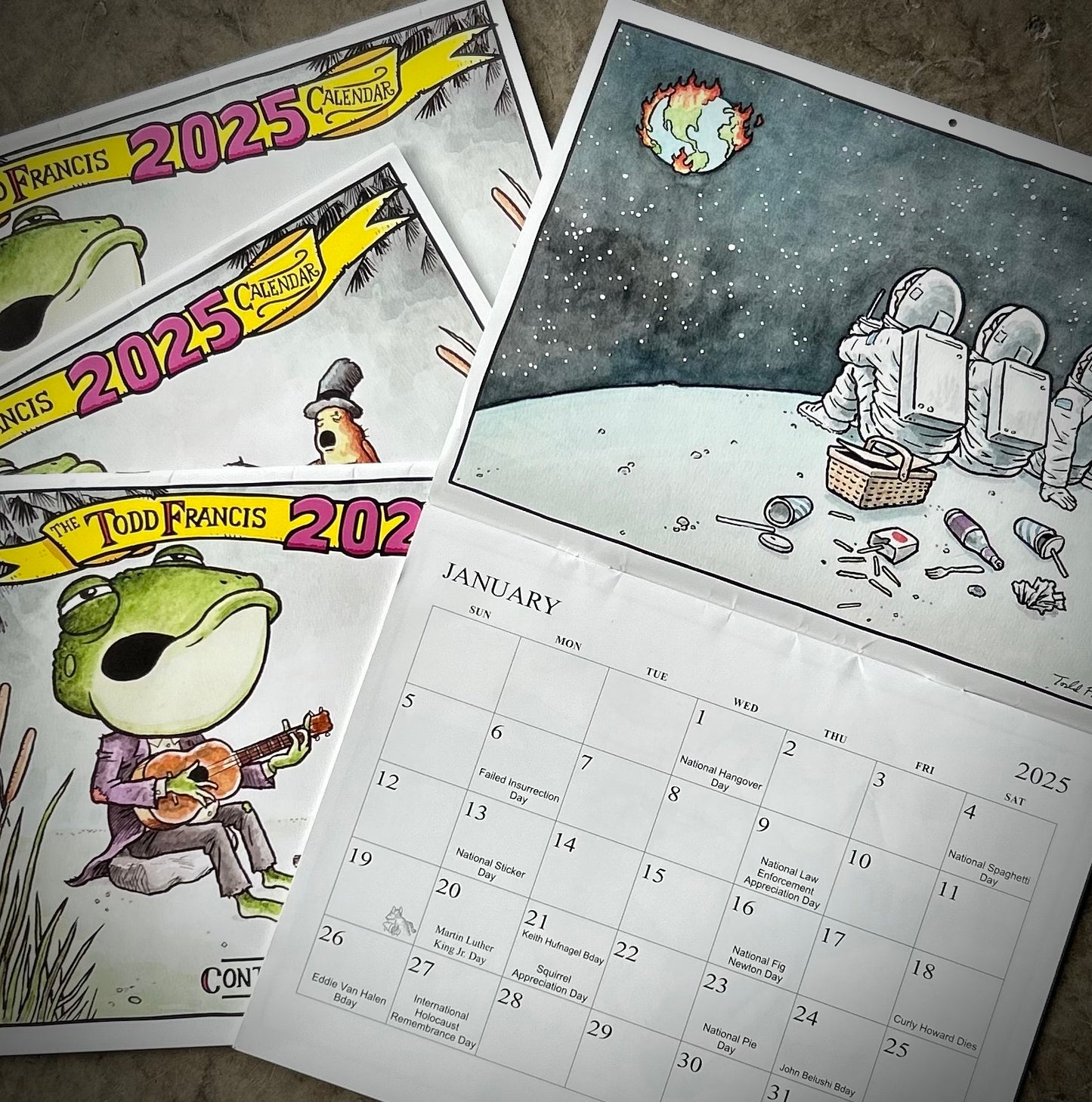 Anti-Hero - Todd Francis 2025 Calendar