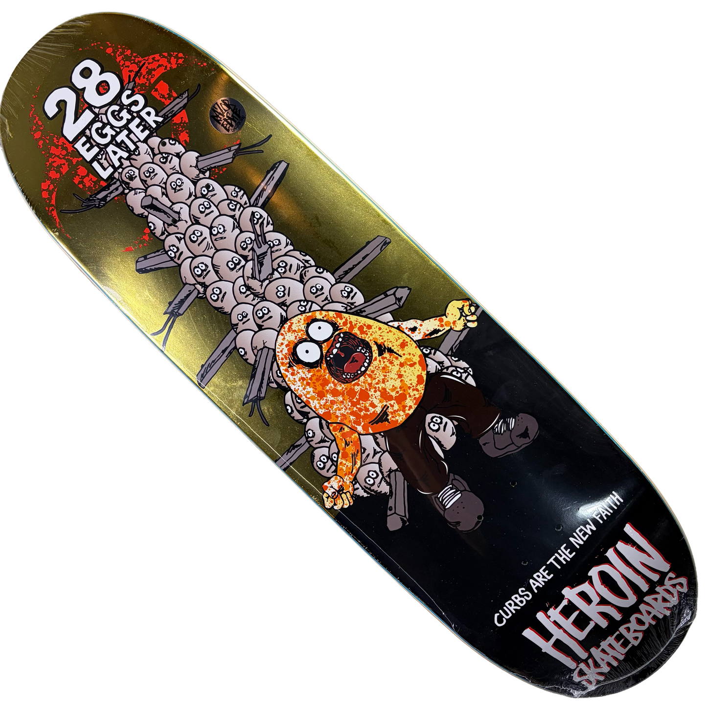 Heroin Skateboards - 28 Eggs Later Deck - 9.0"