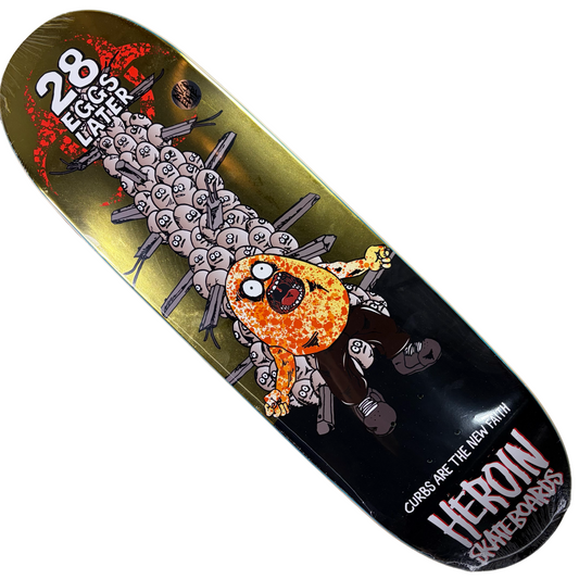 Heroin Skateboards - 28 Eggs Later Deck - 9.0"