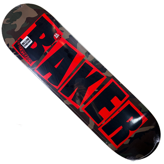 Baker Skateboards - Tyson Peterson Brand Logo Camo Deck - 8.25"