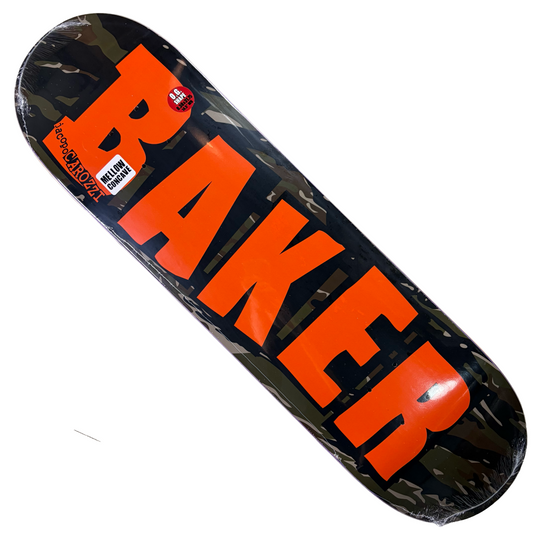 Baker Skateboards - Jacopo Carozzi Brand Logo Camo Deck - 8.38"