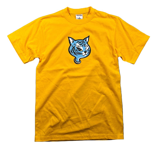 Tiger Press - 90's Cat T-Shirt - Mustard