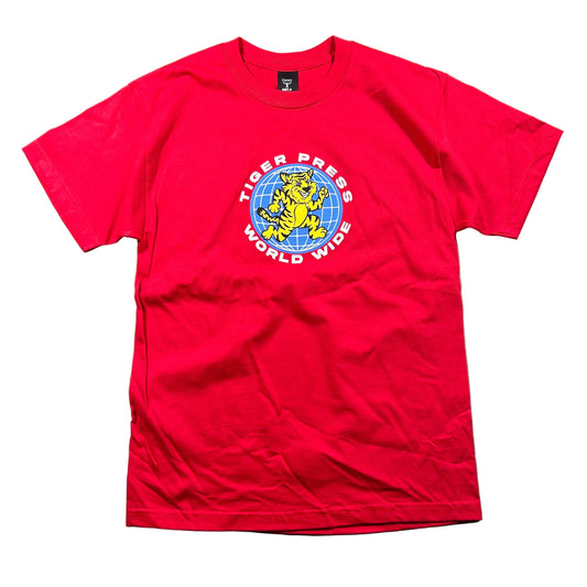 Tiger Press - Worldwide Tiger T-Shirt - Cardinal