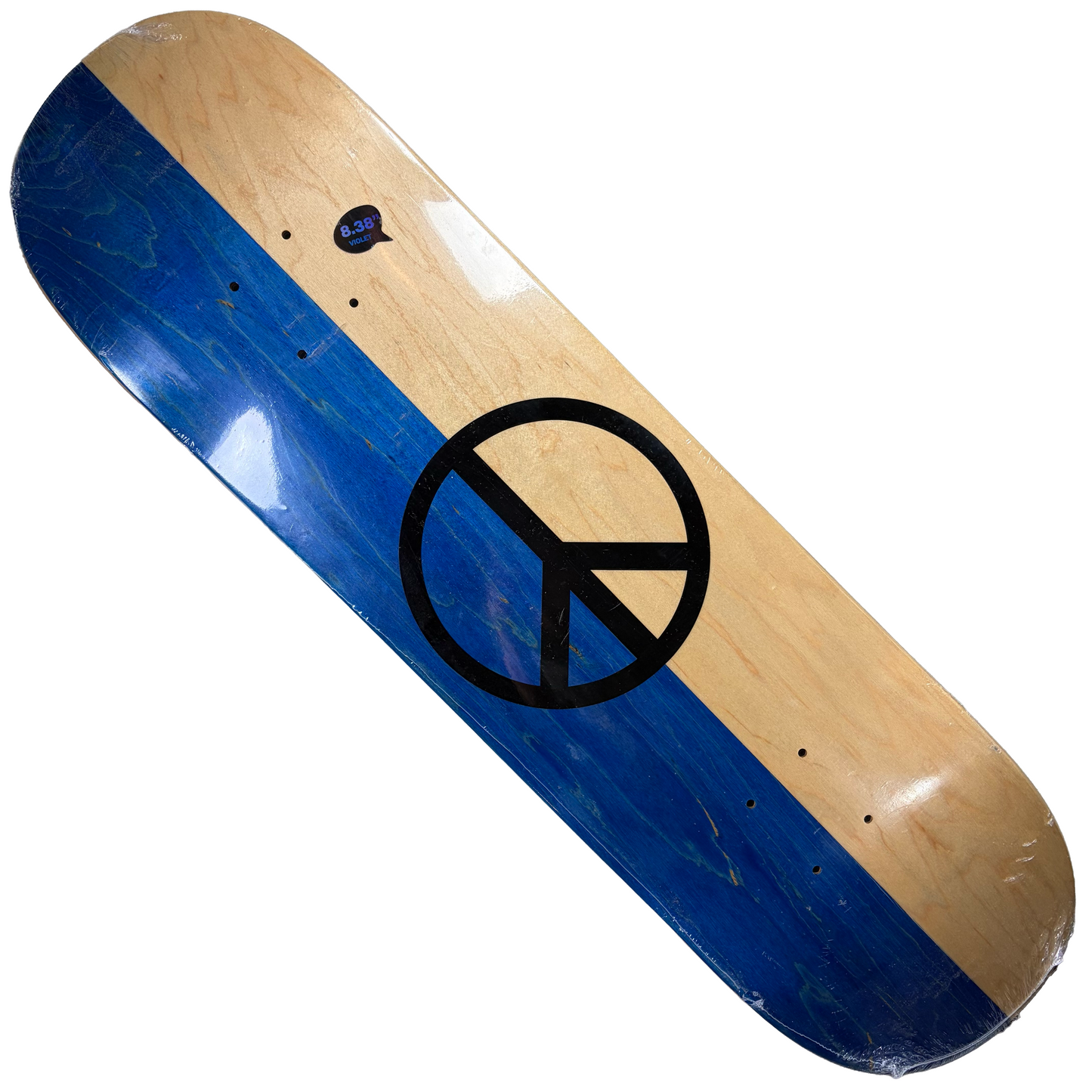 Violet Skateboards - Split Peace Deck - Blue