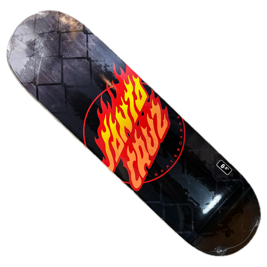 Santa Cruz Skateboards - Flame Dot Chain Deck - 8.5"