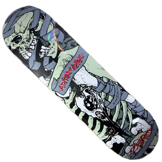 Zero Skateboards - Adrian Lopez Pushead 30 Year Anniversary Reissue Deck - 8.25"