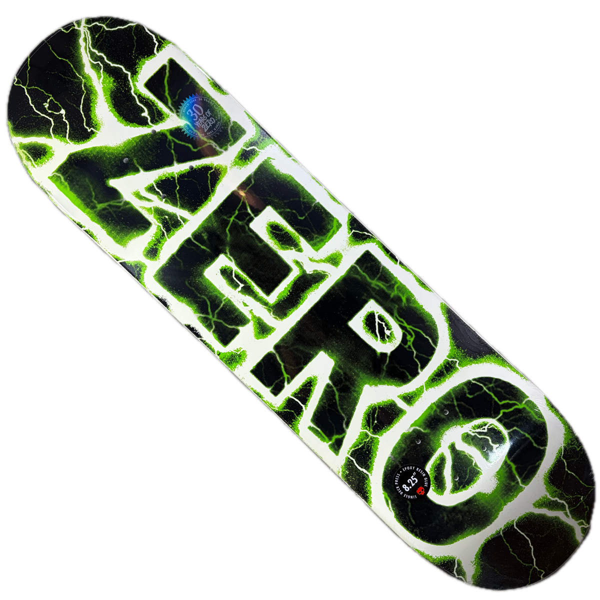 Zero Skateboards - Lightning 30 Year Anniversary Reissue Deck - 8.25"