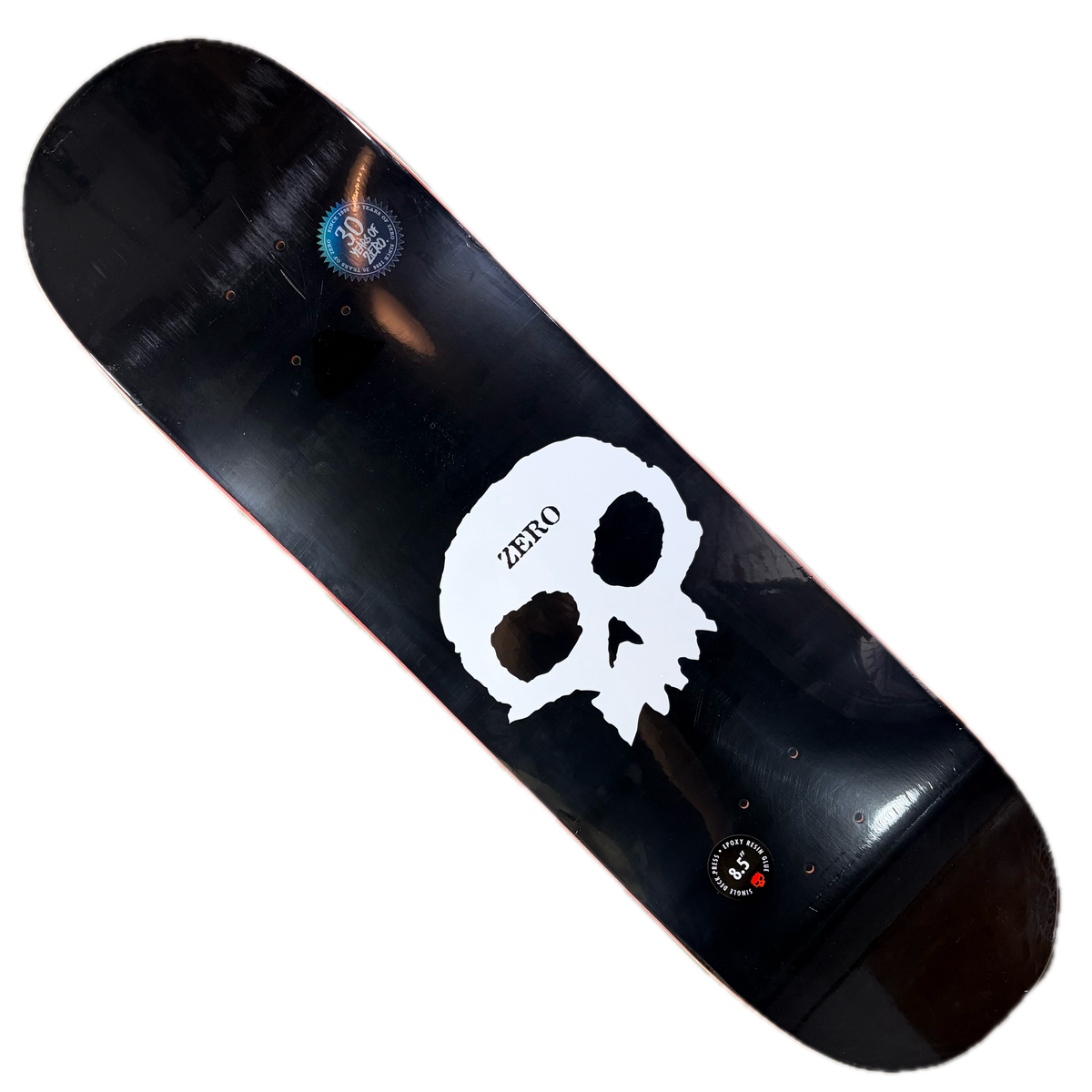 Zero Skateboards - Single Skull R7 Deck - 8.5"