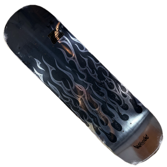 Real Skateboards - Nicole Hause Flames Redux Twin Nose Deck - 8.5"