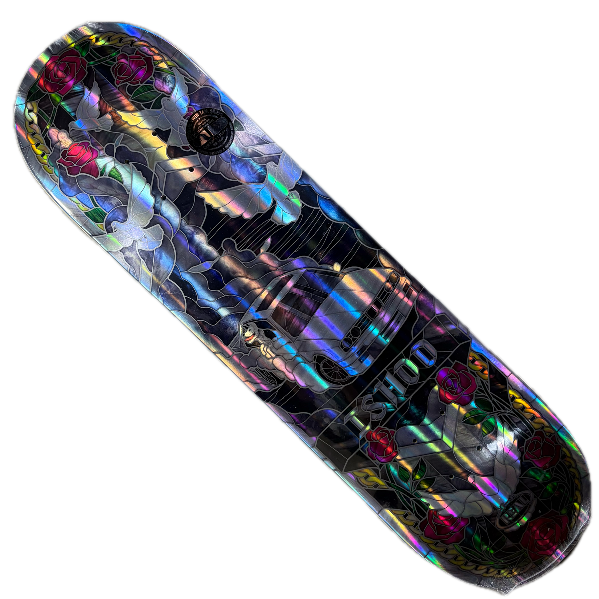 Real Skateboards - Ishod Wair Holographic Cathedral II Twin Tail Deck - 8.3"