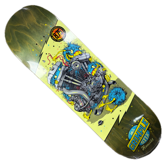 Anti-Hero Skateboards - Peter Hewitt Grimple Stix Revs Deck - 8.75"