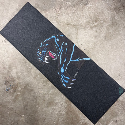 MOB Grip - Santa Cruz Natas Kaupas Sketch Panther 11" Mob Skateboard Griptape