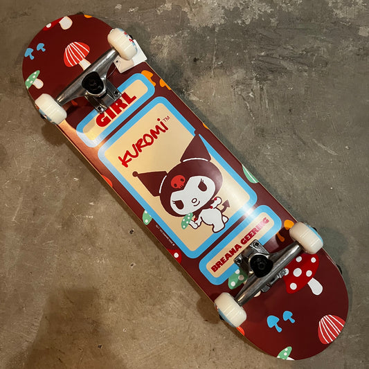 Girl Skateboards - Geering Kuromi Complete Skateboard - 8.0'