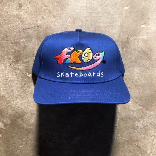 Frog Skateboards - Dino Logo 5 Panel Hat - Royal