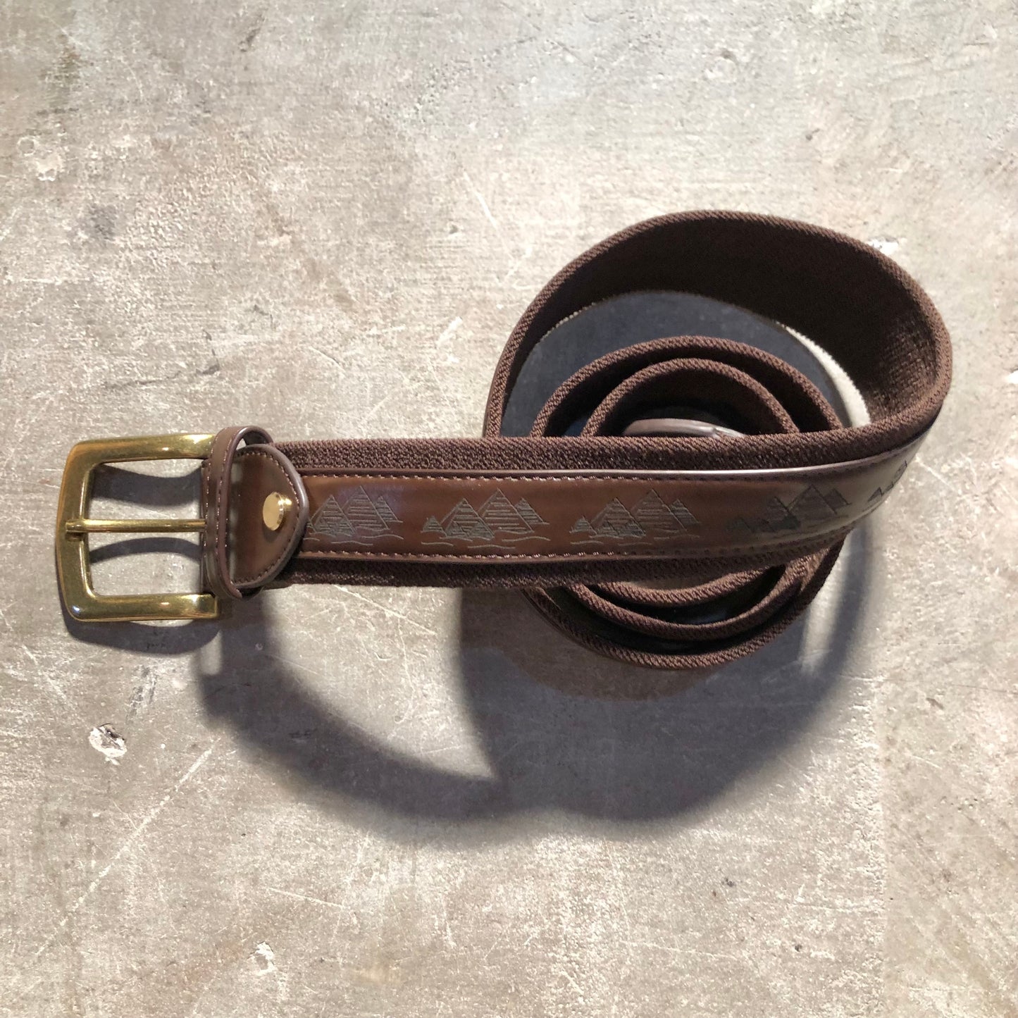 Theories - AS ABOVE Belt - Vegan Leather Brown