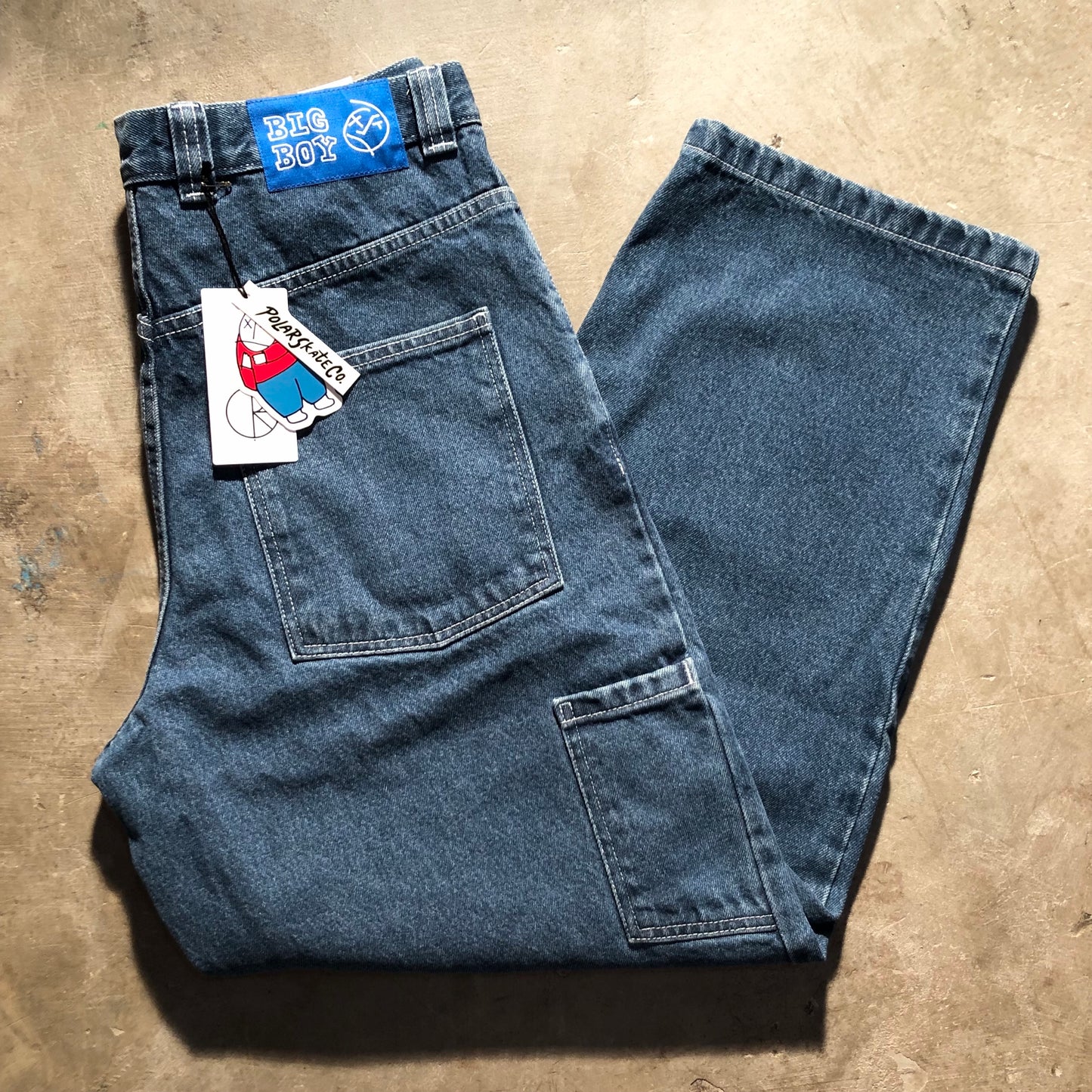 Polar Skate Co. - Big Boy Work Pants - Blue Wash