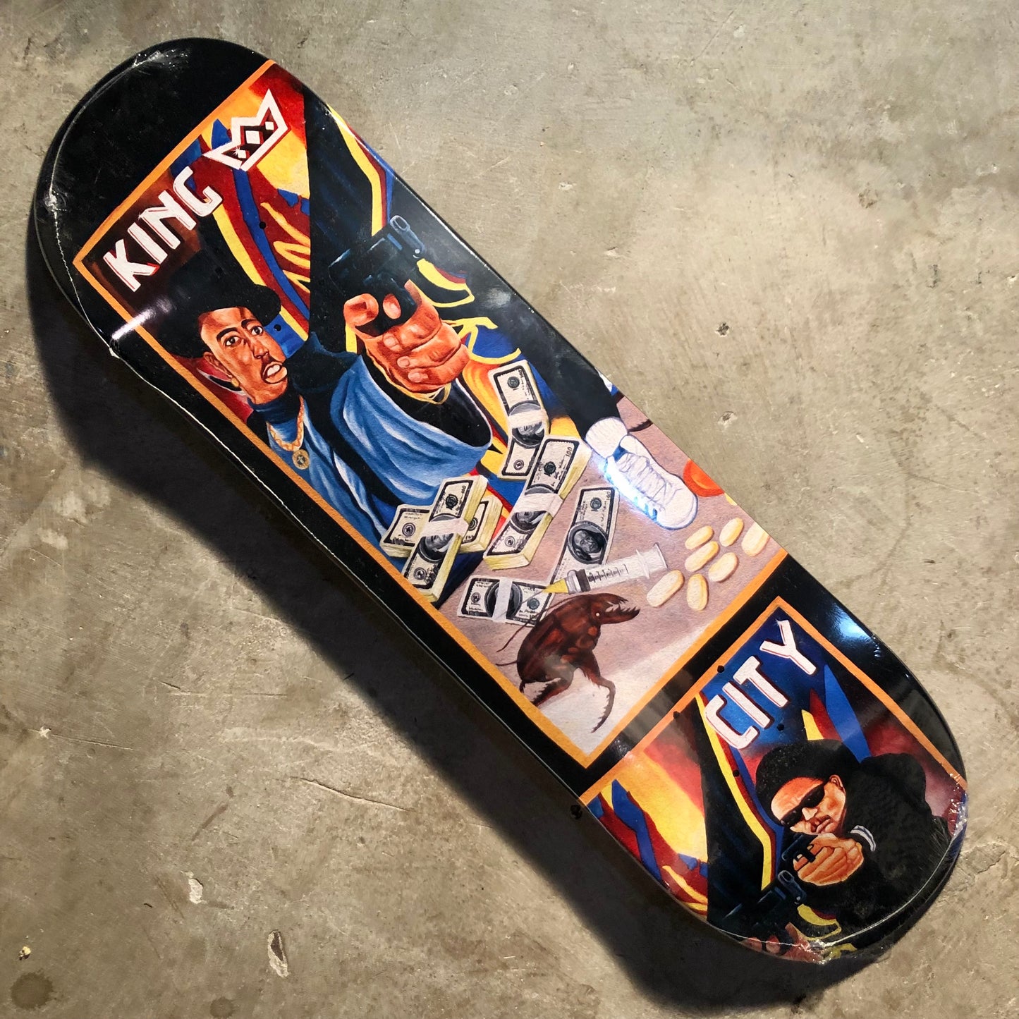 King Skateboards - King City Team Deck - 8.5"