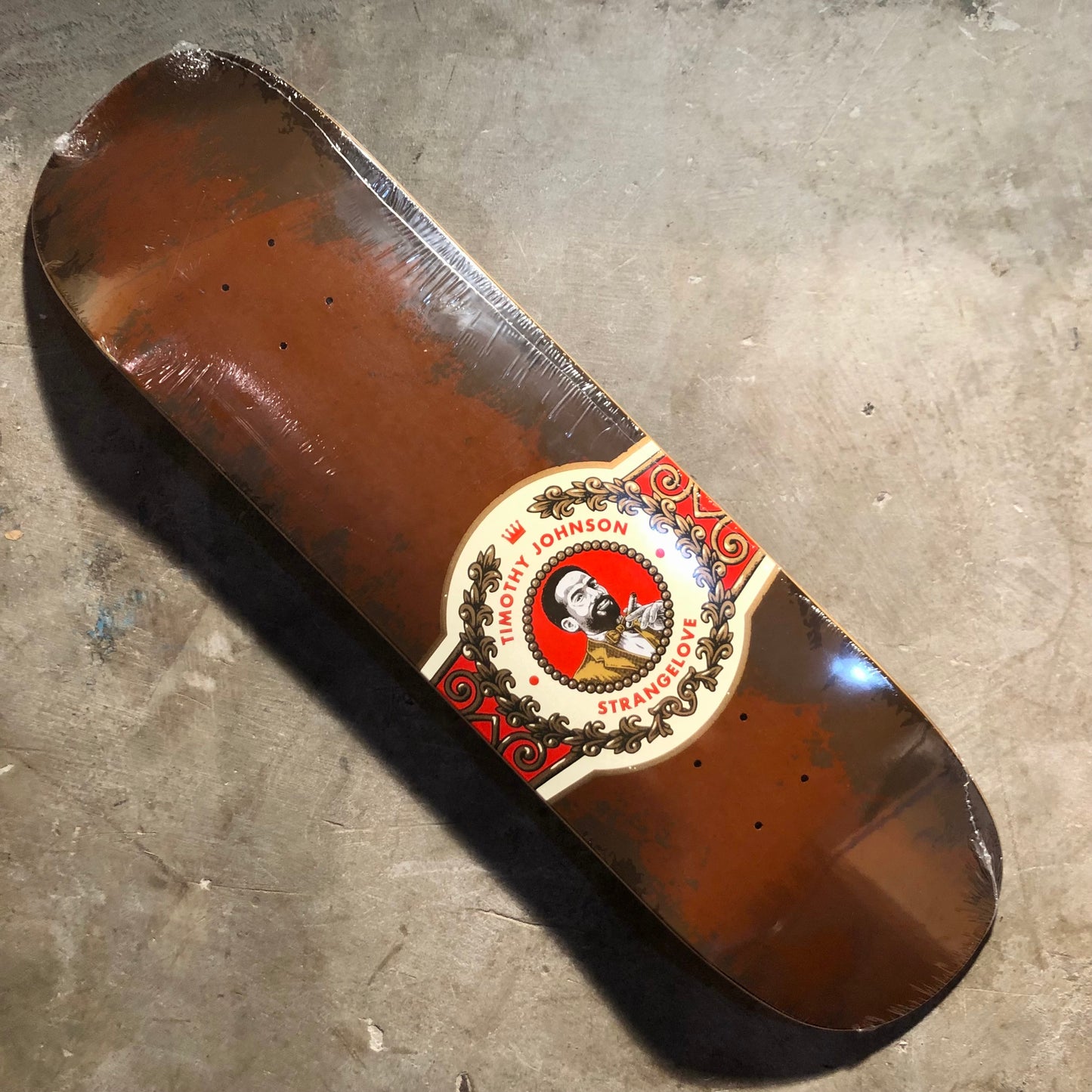 StrangeLove Skateboards - Timothy Johnson Cigar Deck - 8.5"