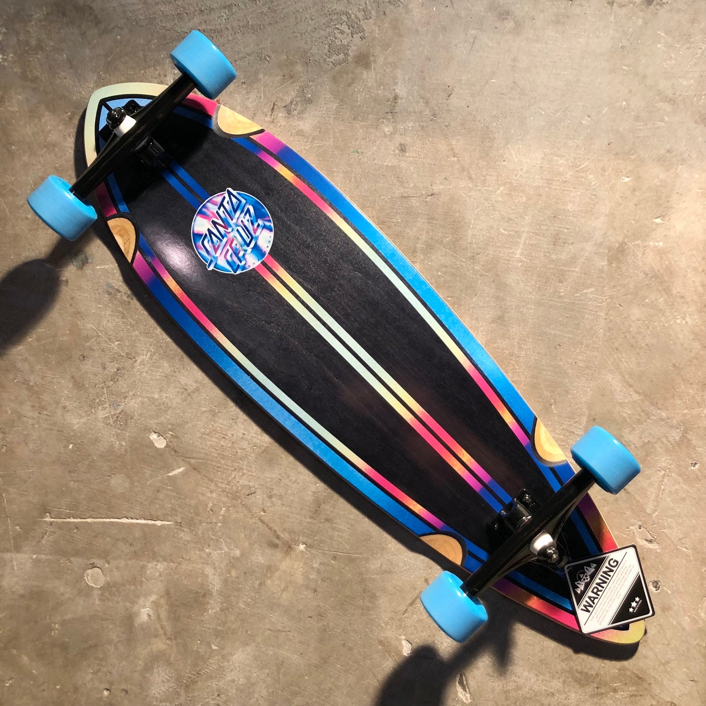 Santa Cruz - Iridescent Dot Pintail Cruzer Complete - 9.2"