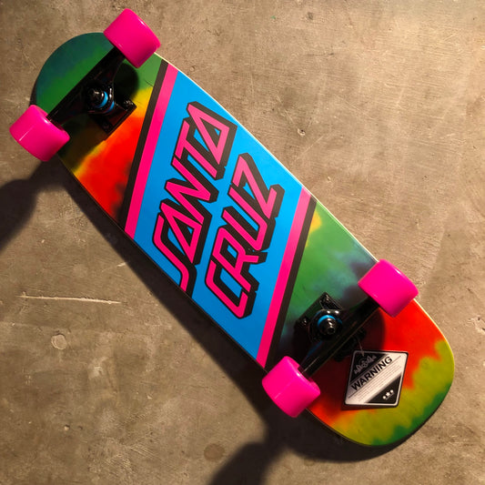 Santa Cruz - Rainbow Tie Dye Street Cruzer Complete - 8.79"