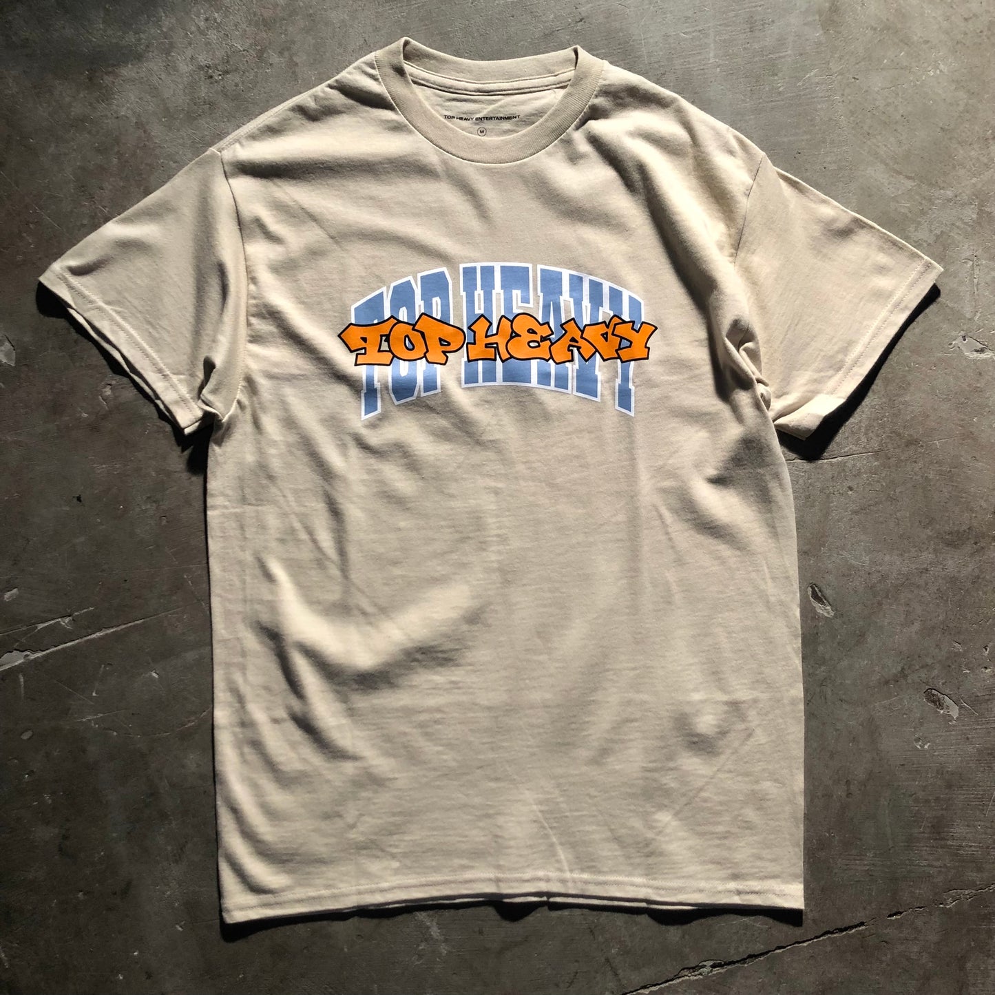 Top Heavy Entertainment - Double Up Tee - Sand