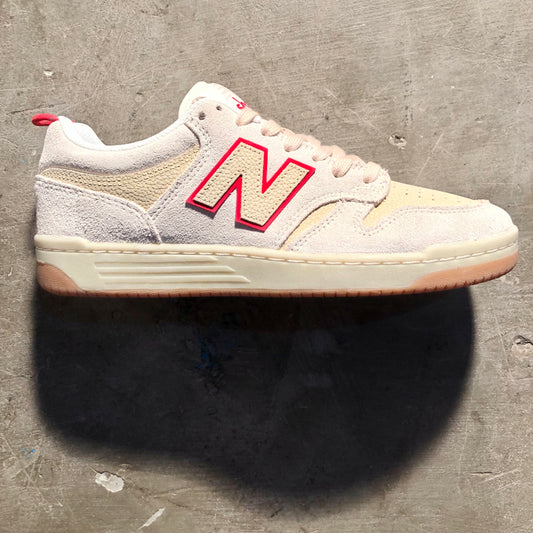 New Balance Numeric - NM480 Chocolate Skateboards - Sea Salt - Red