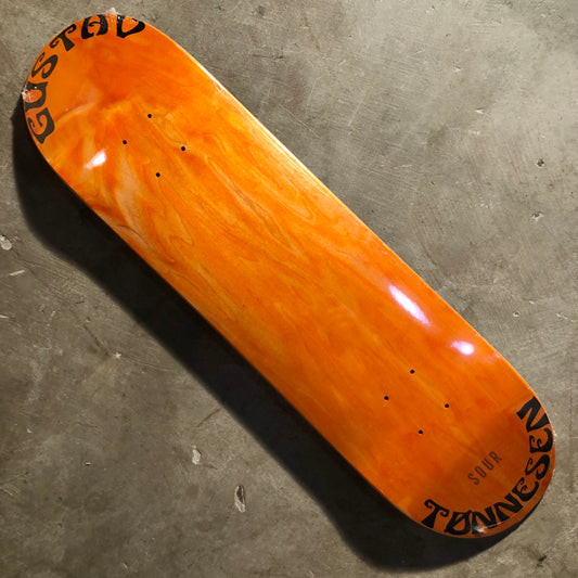 Sour Solution Skateboards - Gustav Tonnesen Orange Wood Deck - 8.25"