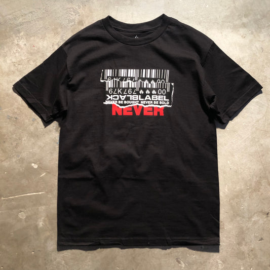 Black Label Skateboards - Never Tee - Black