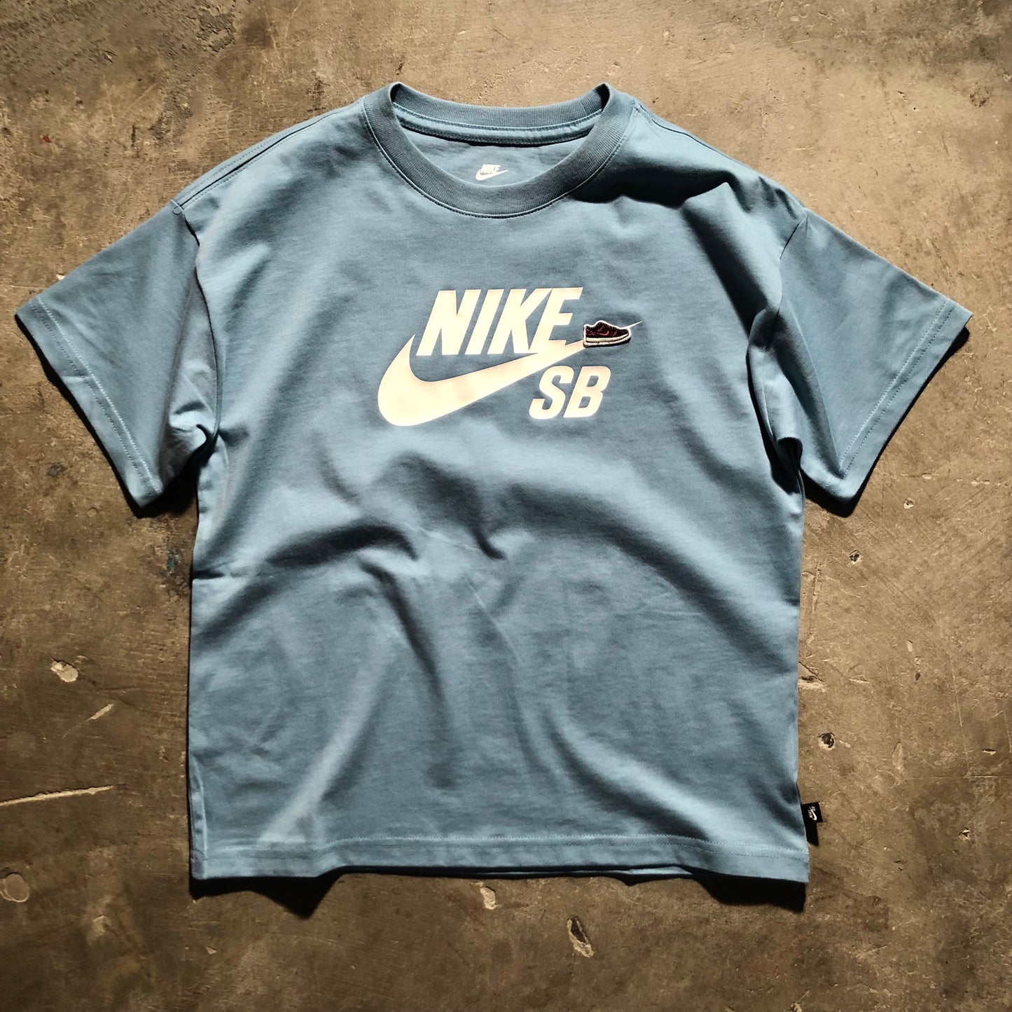 Nike SB - Kids Logo Tee - Denim Turquoise