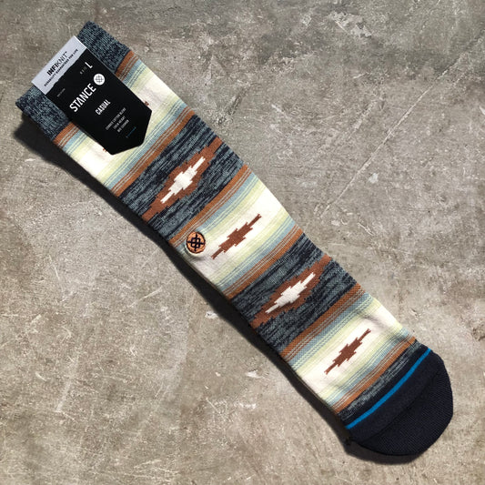 Stance Socks - Palama Crew Sock - Navy - Size Large