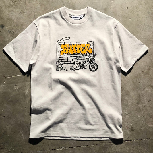 Butter Goods - Bike Tee - Cement