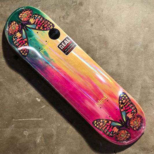 REAL Skateboards - Ishod Wair Rainbow Monarch Twin Tail Deck