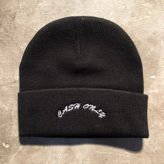 Cash Only - Logo Beanie - Black