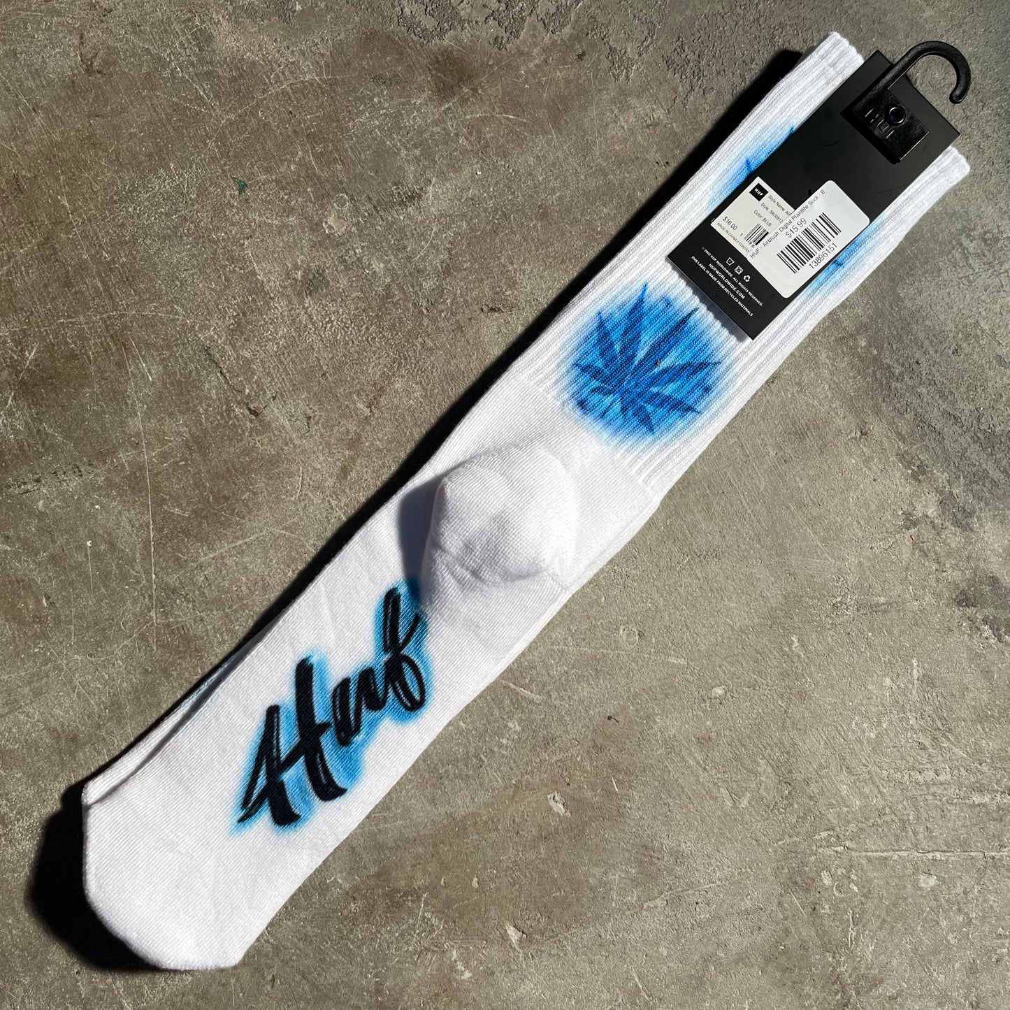 HUF - Airbrush Digital Plantlife Sock - Blue