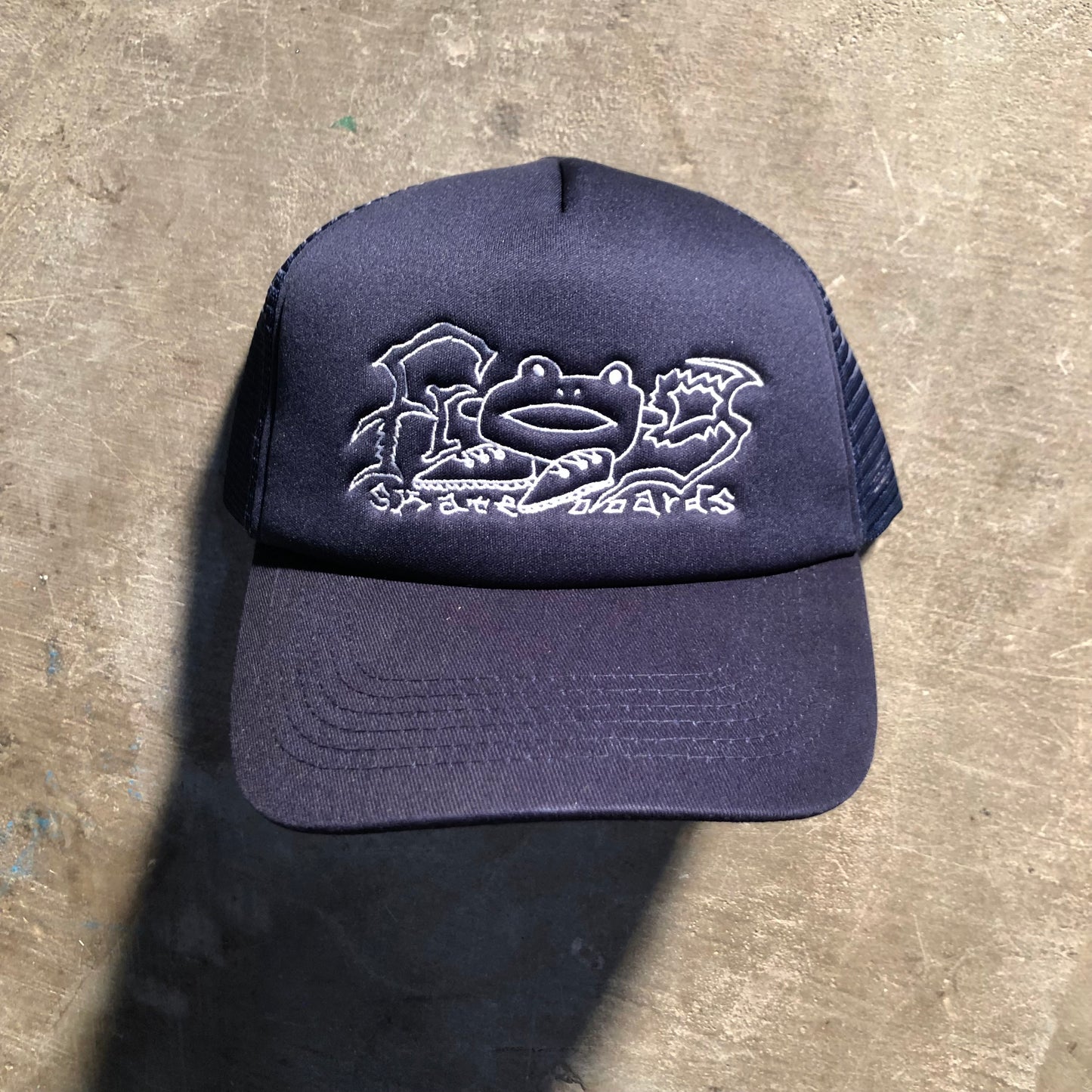 Frog Skateboards - Big Shoes Trucker Hat - Navy