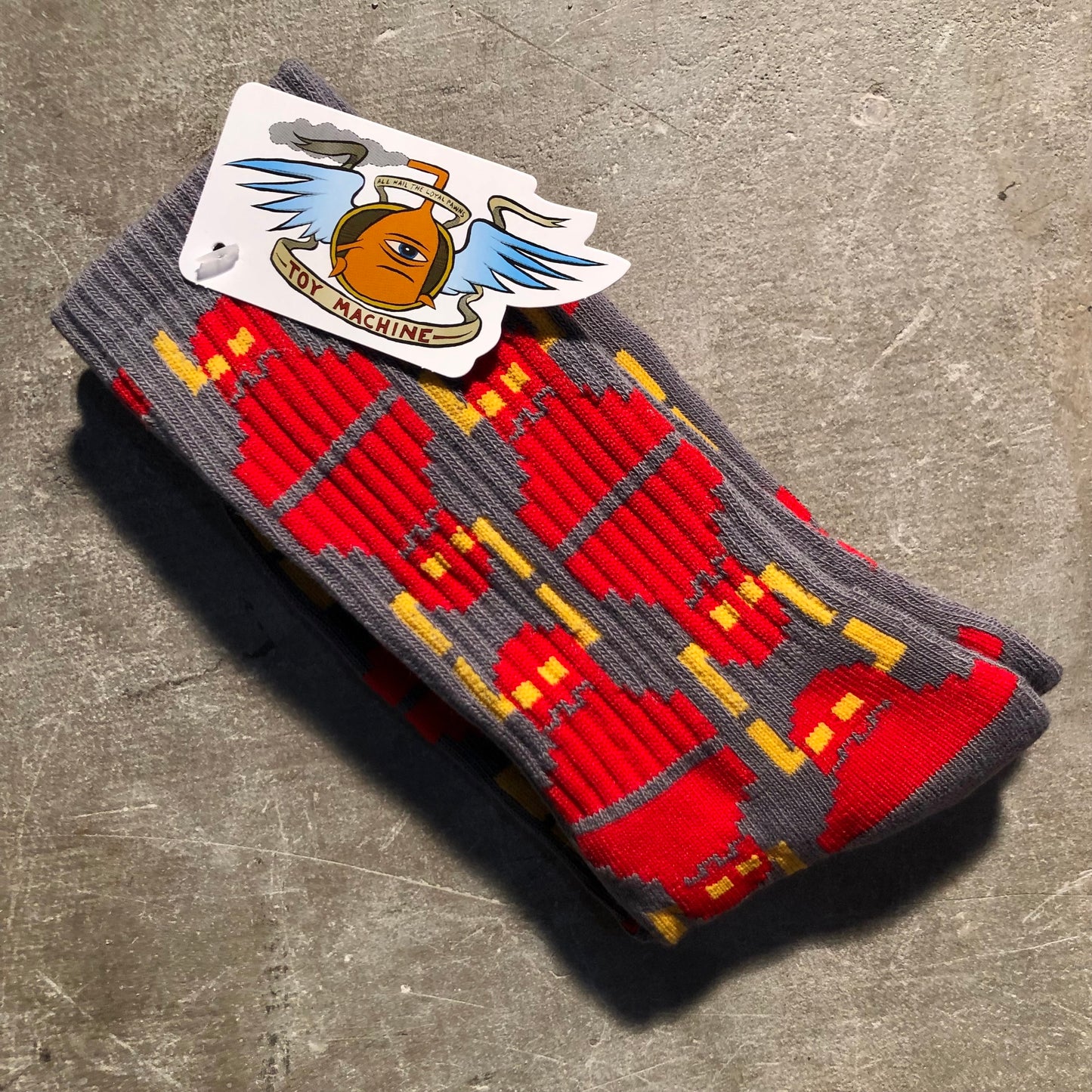 Toy Machine - Digi Monster Sock - Grey