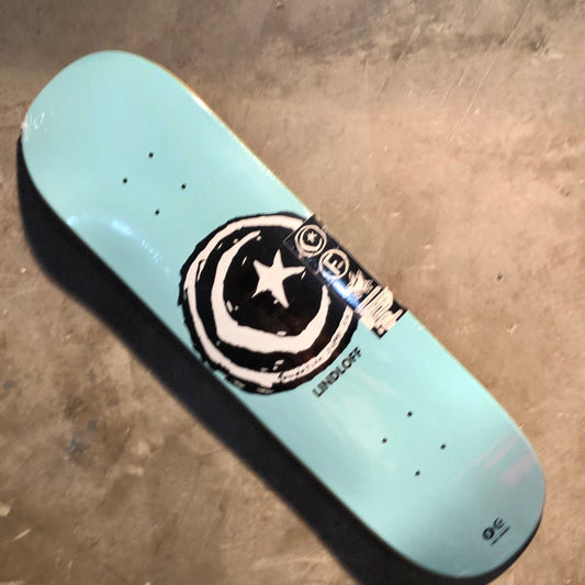 Foundation Skateboards - Jesse Lindloff Blue Star & Moon Deck - 8.25"