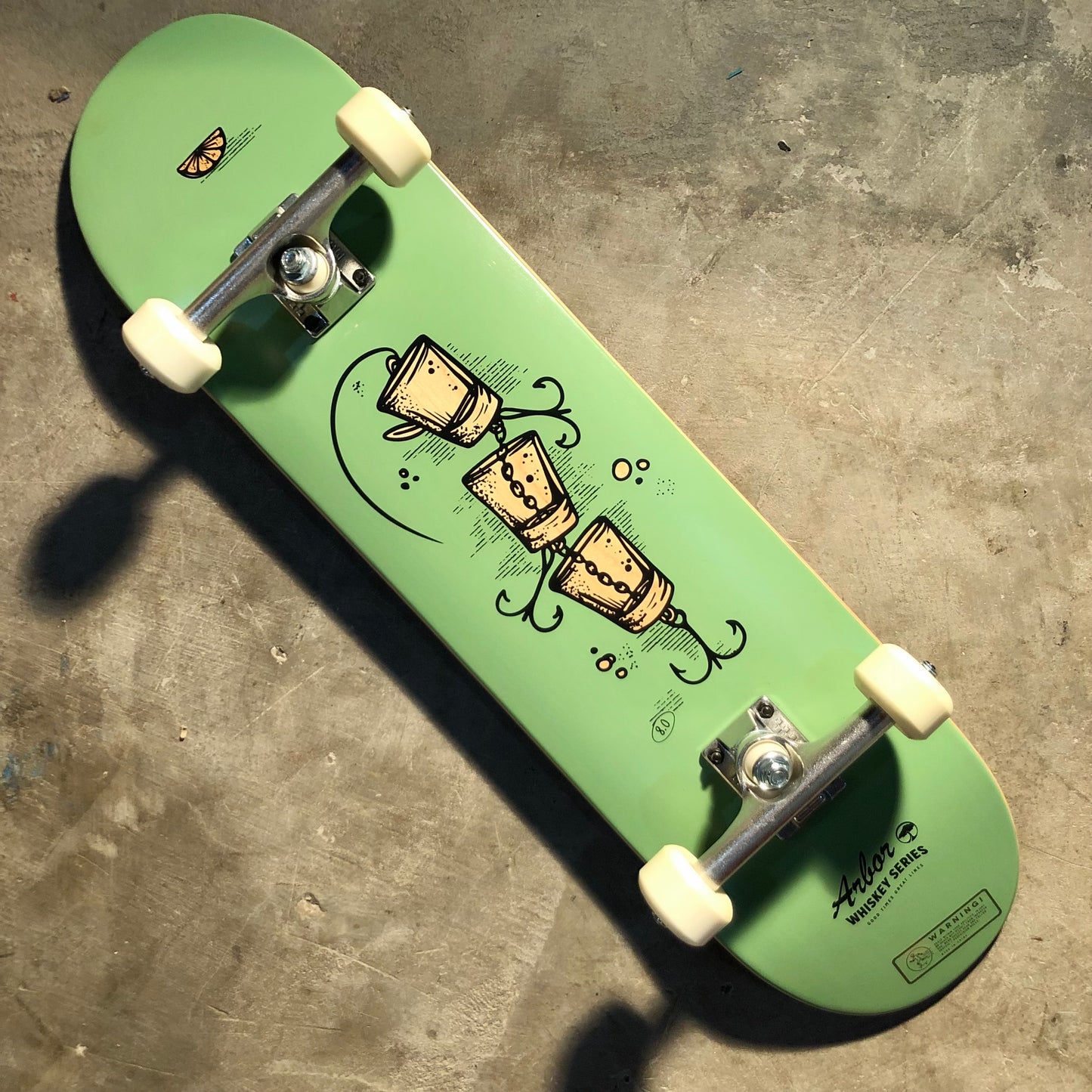 Arbor Skateboards - Whiskey Upcycle Street Complete - 8.0"