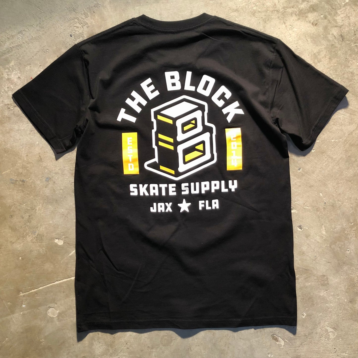 Block - Another Roots Logo T-Shirt - Black