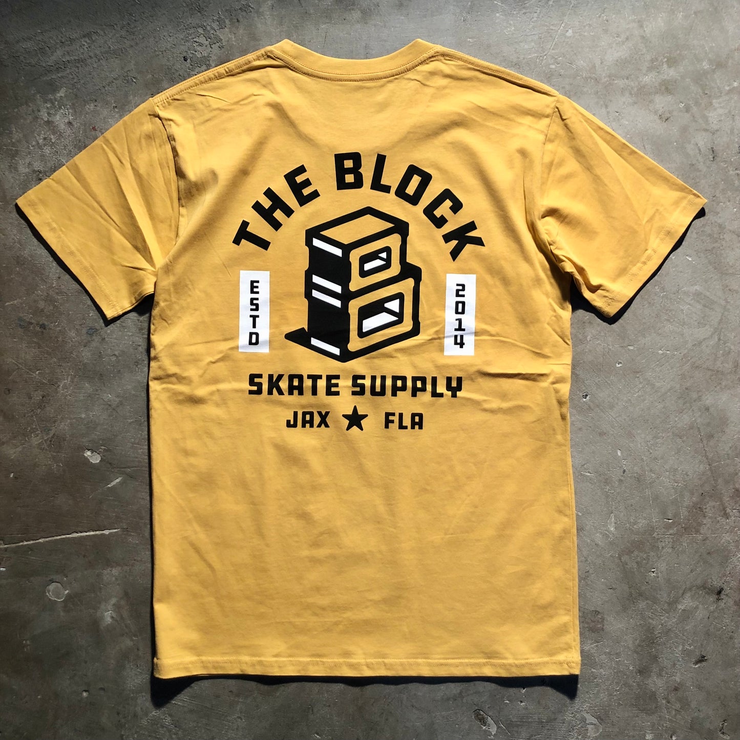 Block - Another Roots Logo T-Shirt - Gold