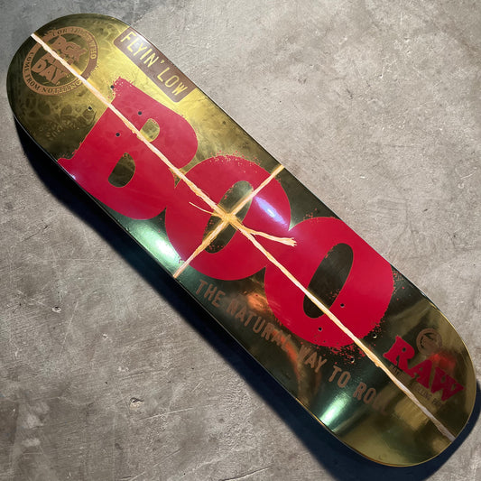 DGK - Raw V2 Gold Foil Boo Deck - 8.25"