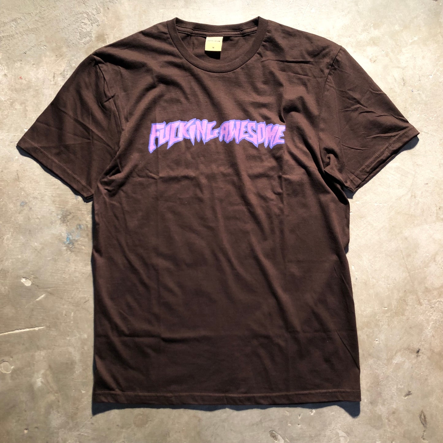 Fucking Awesome - 2025 Stamp Logo Tee - Brown