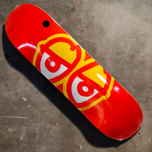 Krooked Skateboards - Team Eyes Deck - Orange 8.25"