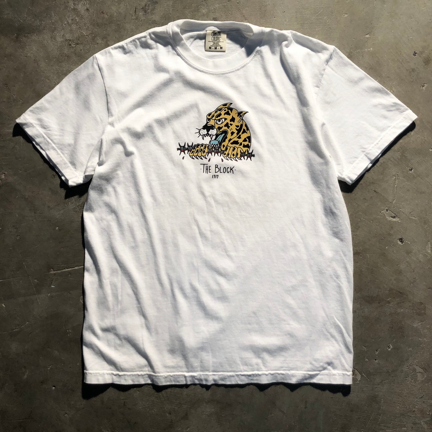 Block - Big Cat T-Shirt - White