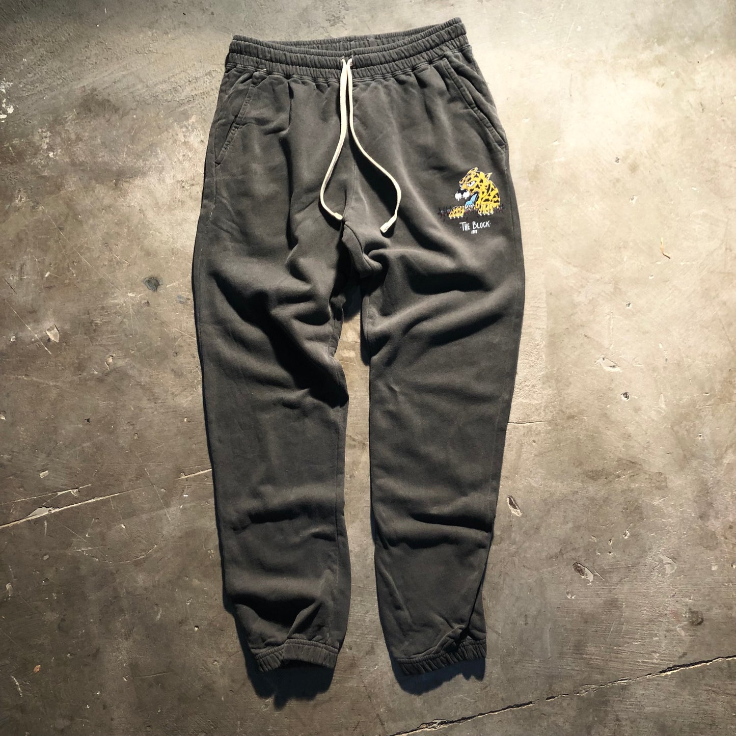 Block - Big Cat Sweat Pant - Pepper