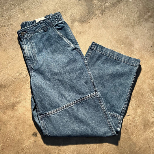 Nike SB - Loose Double-Knee Denim Skate Pants - Diffused Blue / White